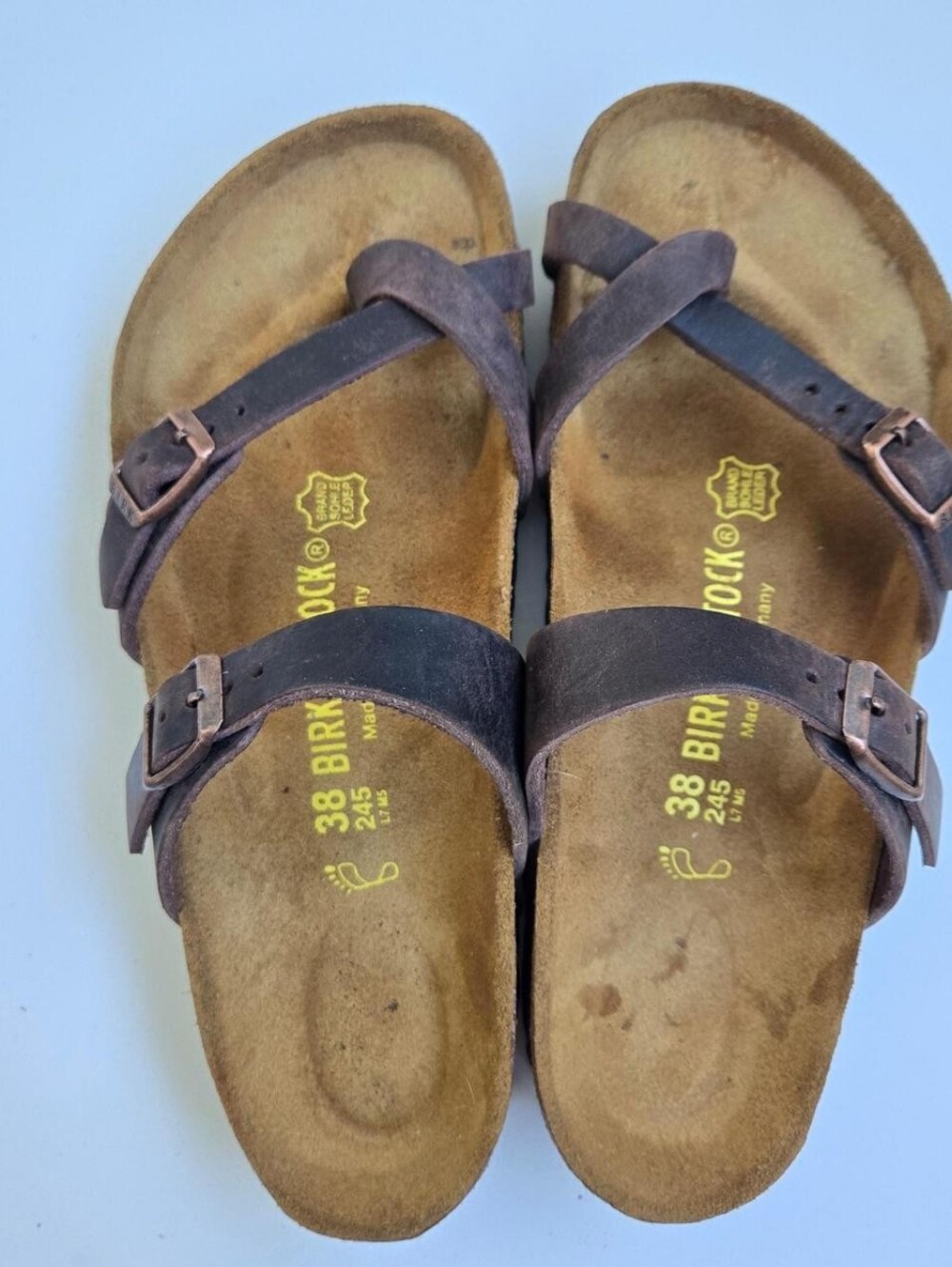 Birkenstock Mayari Habana Oiled Leather Sandals